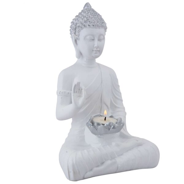 Buddha Idol Statue Showpiece Gift Gifting Item Polystone Home Decor Decoration - Image 4