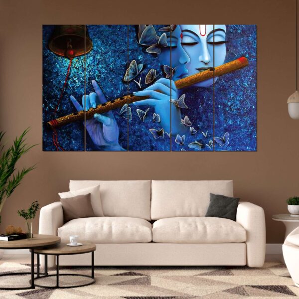 SET OF 5 DIGITAL WALL PAINTING